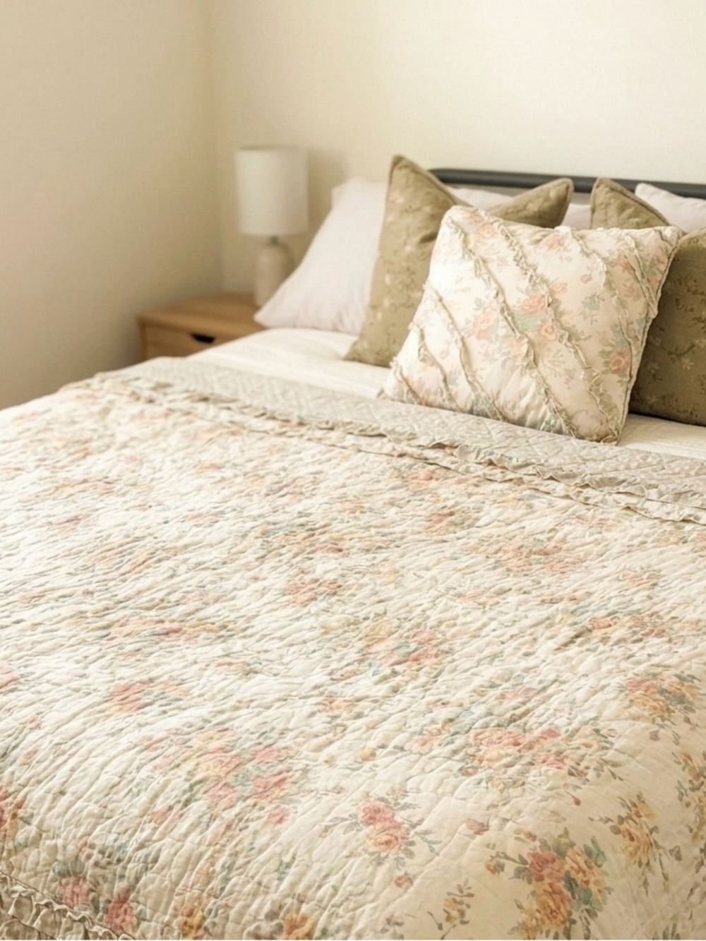 Madison Park Serendipity Floral Cotton Quilt Set- full size